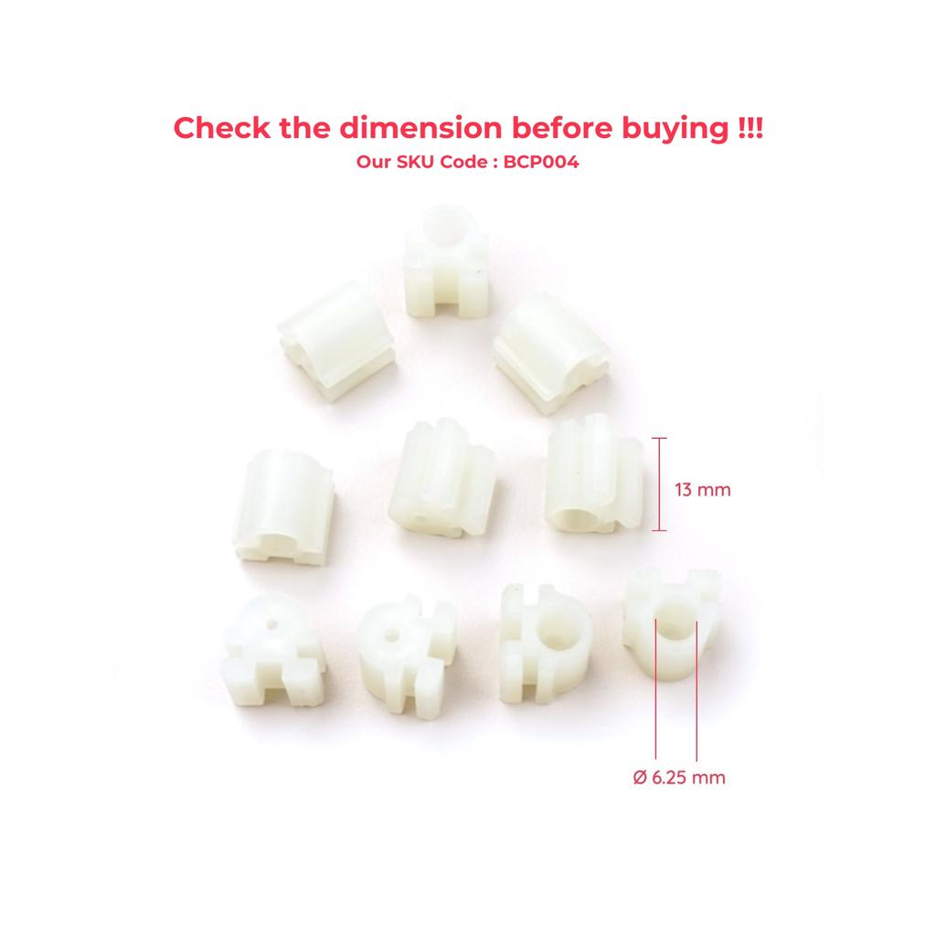 BROSS Auto Parts BCP004 10 Pieces Cable End Rope Dowel for Window Regulator Winder Mechanism Type BCP004 Fast Handling