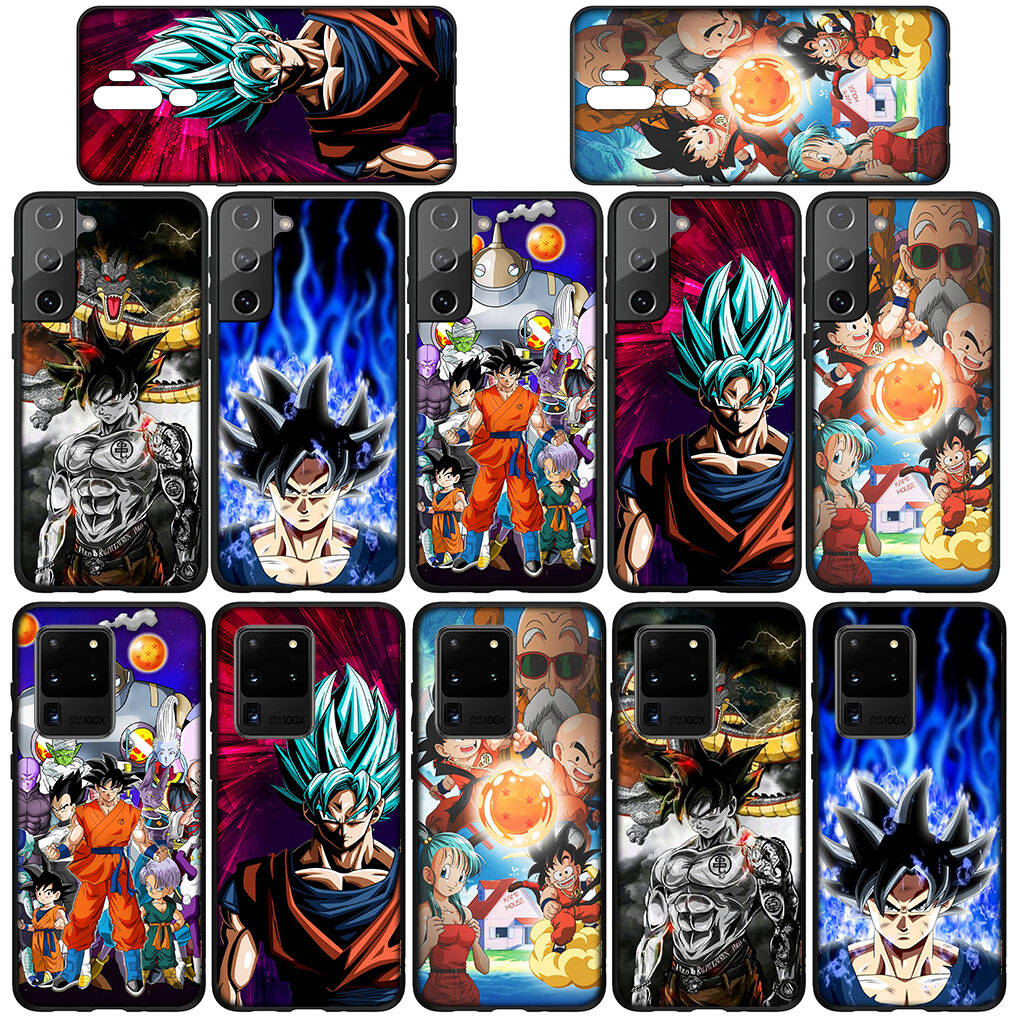 Для Samsung Galaxy S25 S24 S23 S22 Ultra FE Plus A17 A37 A57 A56 A55 A06 A16 A15 A36 A26 A35 A05 A25 A54 A34 Чехол для телефона Мультяшный Драконий Жемчуг Гоку