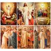 Religion Diamond Painting Jesus Diy Diamond Embroidery Cross Stitch Christianity Rhinestones Of Mosaic Handmade Gift Home Decor