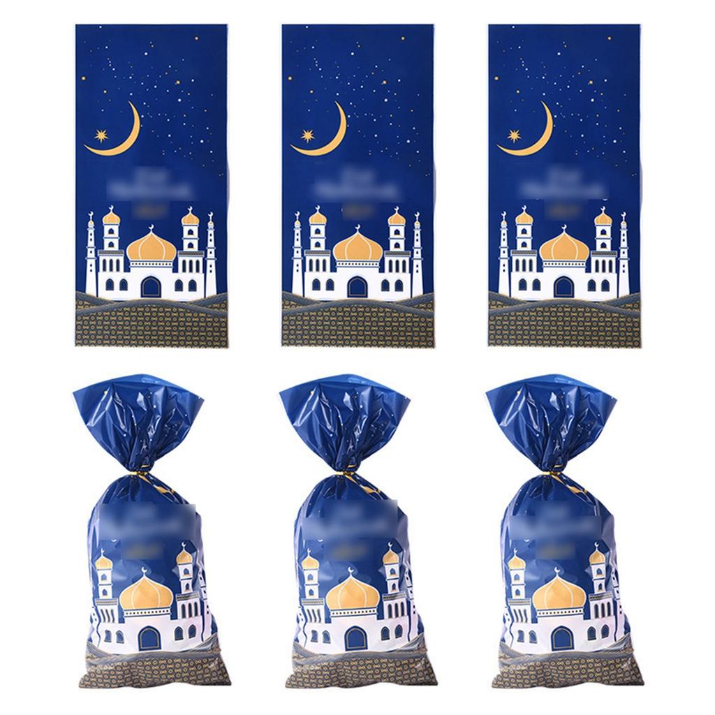Moon Castle Printed Opp Flat Pocket Food Bags Small Pocket Food Bags Cross-border Festival Bags