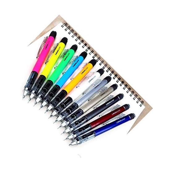 Механический карандаш Tombow Pencil Monograph 0.5 DPA-132B Черный со стирателем MONO, Flex-Knock, Clip-Knock и вращающимся ластиком