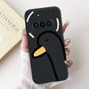 Чехол для Nothing Phone 3A A059 Милый Мультяшный Панда Астронавт Мягкий Силикон Матовый Черный Чехол Для Nothing Phone3a Pro A059P Fundas