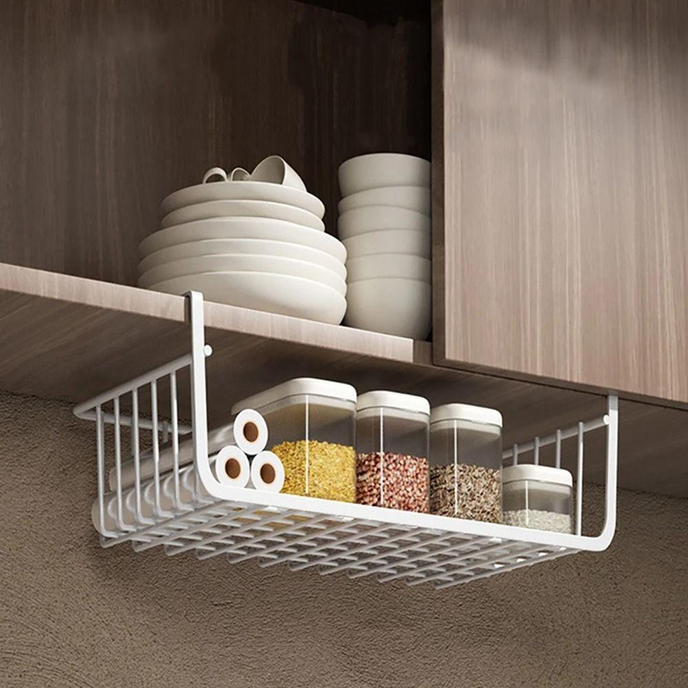 1Pcs Desk Wardrobe Holders Kitchen Organizer Shelf Small/Large Hanging Mesh Basket