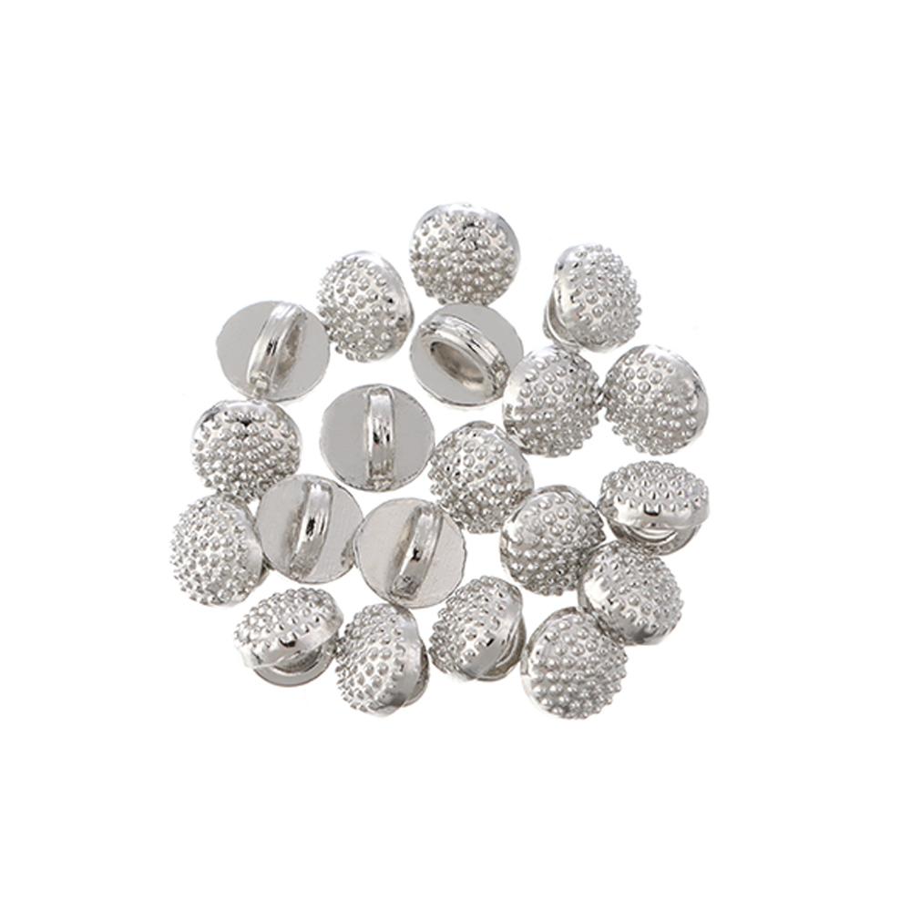 20pcs 5mm Mini Buttons For Doll Clothes Cute Metal Panda Buckle Doll Buttons Sewing DIY Crafts Handmade Dolls Decor Accessories