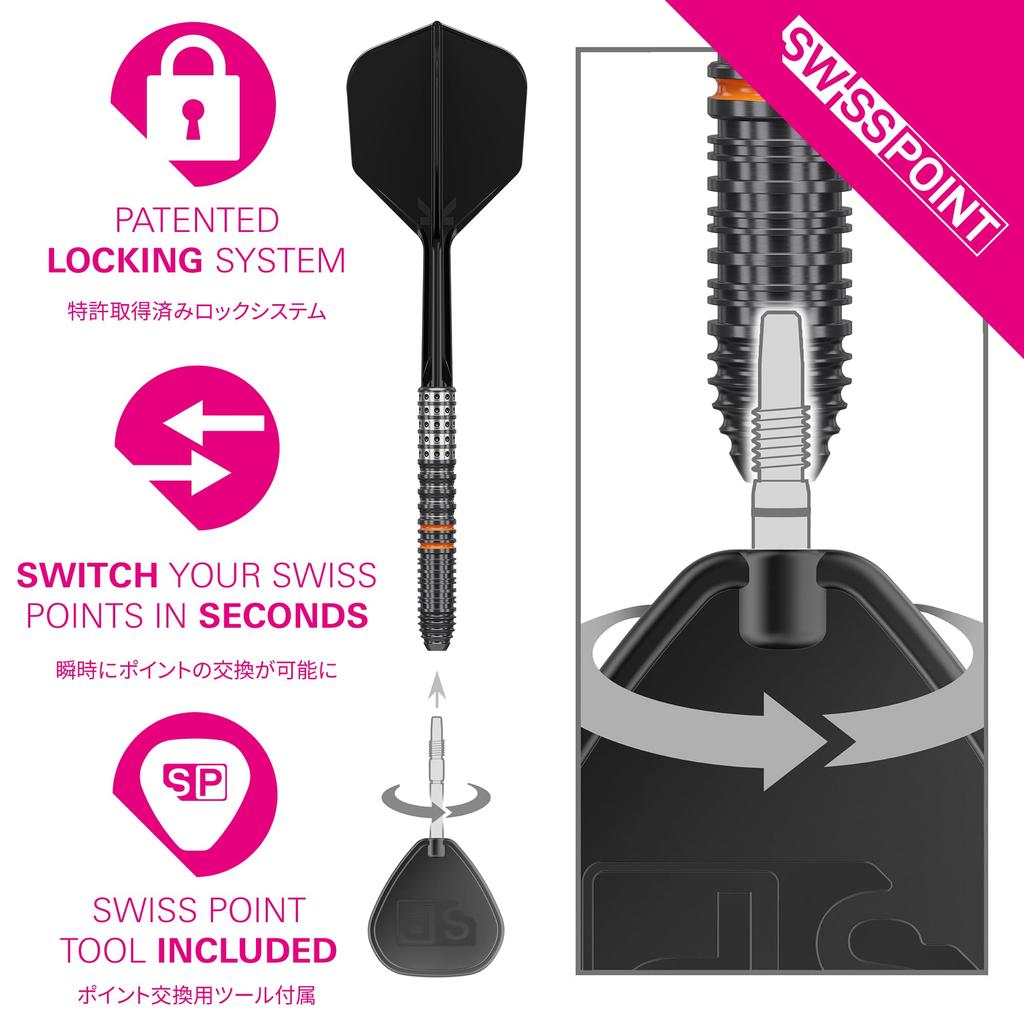 Target Black Mark Series Lite Morpheus Yuzuru Kushibiki Swiss 190551 G2, Модель, Очко,