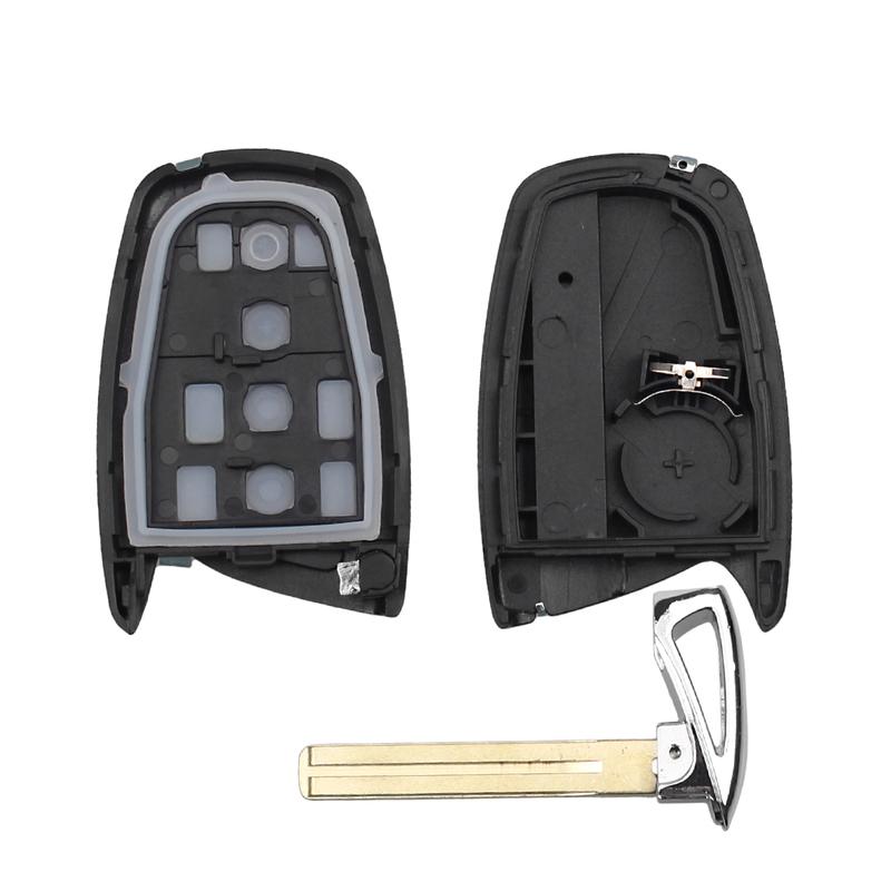 KEYYOU For Hyundai Genesis 2013 2014 2015 Santa Fe Equus Azera Fob 3/4 Buttons Remote Control TOY40 Blade Car Key Shell Case
