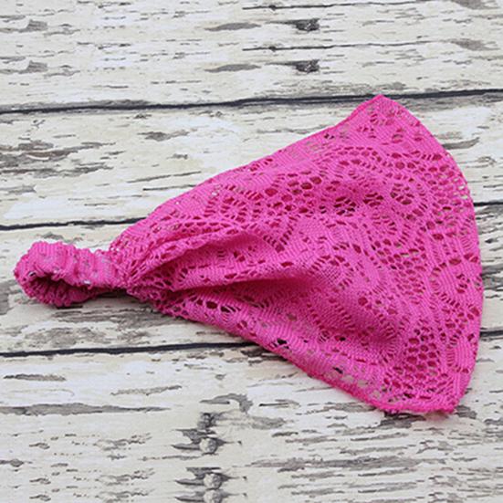 Модная эластичная широкая кружевная повязка на голову для девочек, тюрбан, повязка на голову, банданы, повязка для волос