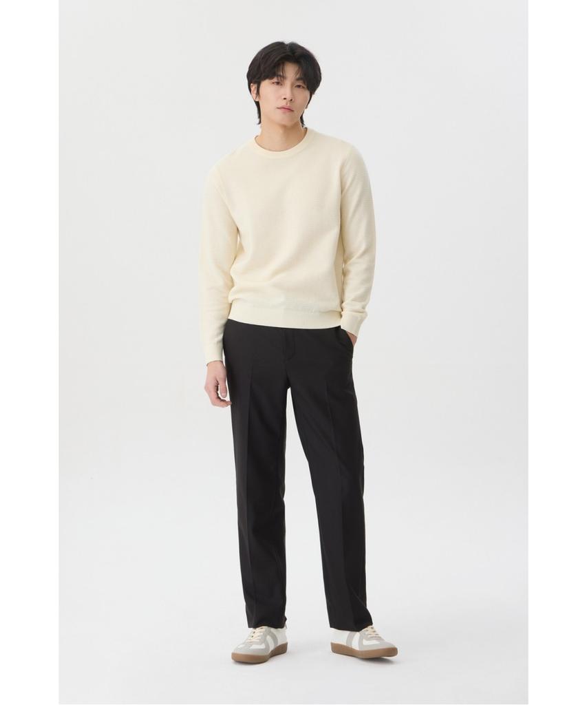 BRENTWOOD All-Season Solid Relaxed Fit Slacks Brpnx26171Bkx