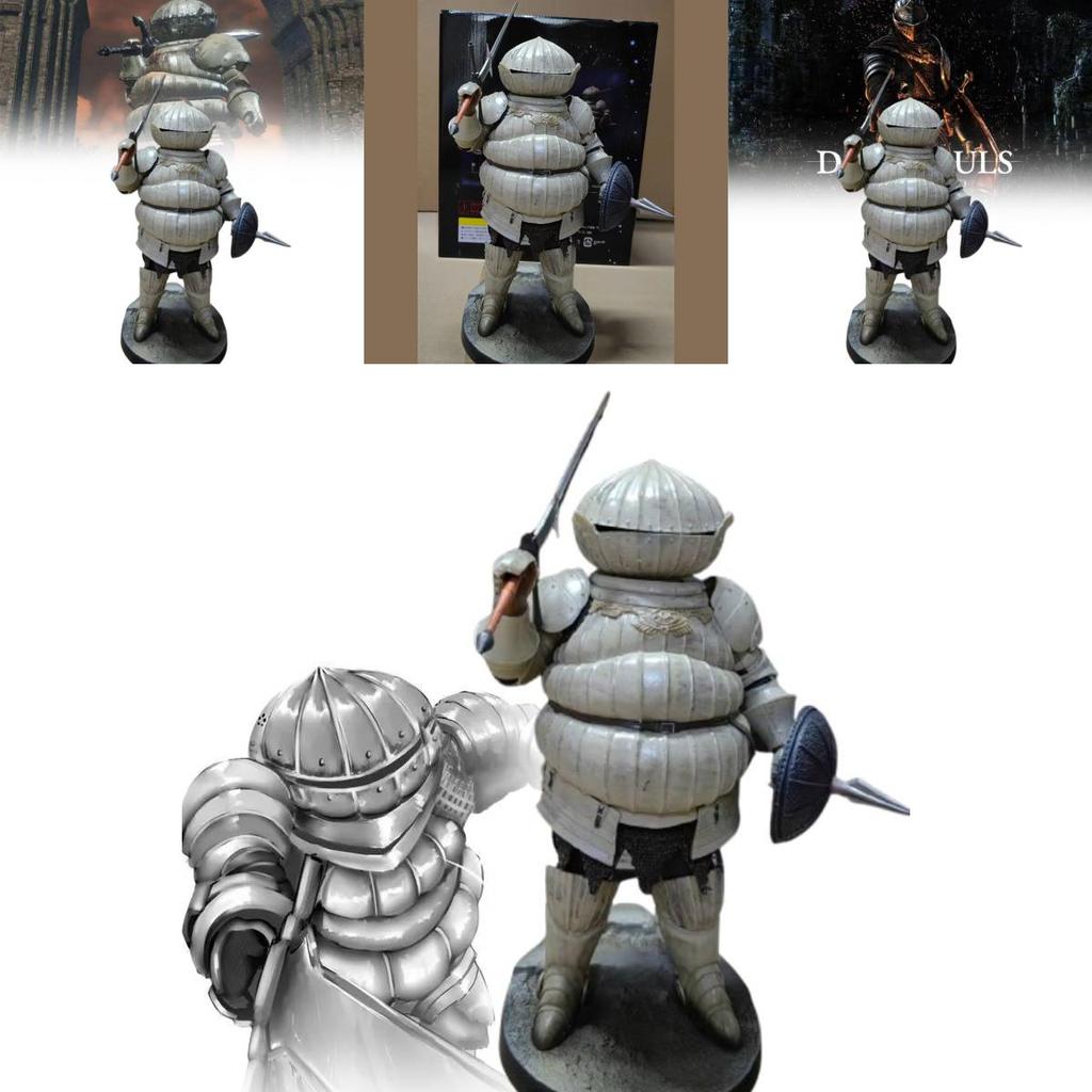 Gecco Dark Souls Луковый рыцарь Премиальное качество Большая ПВХ фигурка для коллекционеров