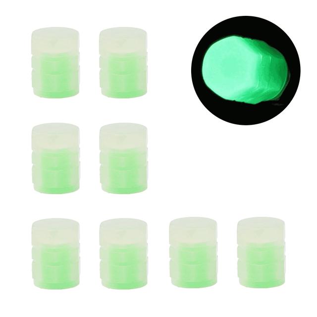 Универсальная светящаяся крышка клапана шины, ступица колеса автомобиля, светящаяся пылезащитная декоративная крышка насадки на обод шины для мотоцикла, велосипеда