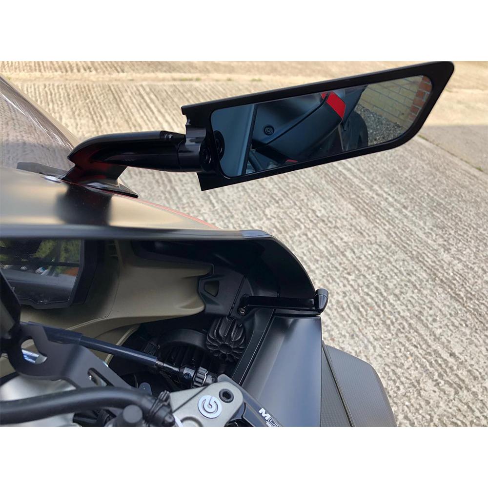 for Ducati Panigale V4 Panigale V2 Stealth Mirrors Adjustable Winglet Panigale V4S Panigale V4R Accessories Stealth Mirrors