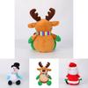 Festive Christmas Doll Soft Plush Toy Santa Claus Penguin Snowman Reindeer 21cm