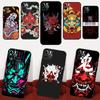 Чехол для телефона Маска Они Для iPhone 17 16 15 13 11 12 14 Pro Max mini 15 16 Plus 16e 17 Air Cover Fundas