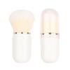 Retractable Retractable Kabuki Brush Capsule-shape Nail Dust Brush  for Blusher
