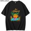 Футболка 'Lost In Paradise' Эстетичная одежда Футболки 100% Хлопок Летняя одежда ga Графические Топы с круглым вырезом Streetwear