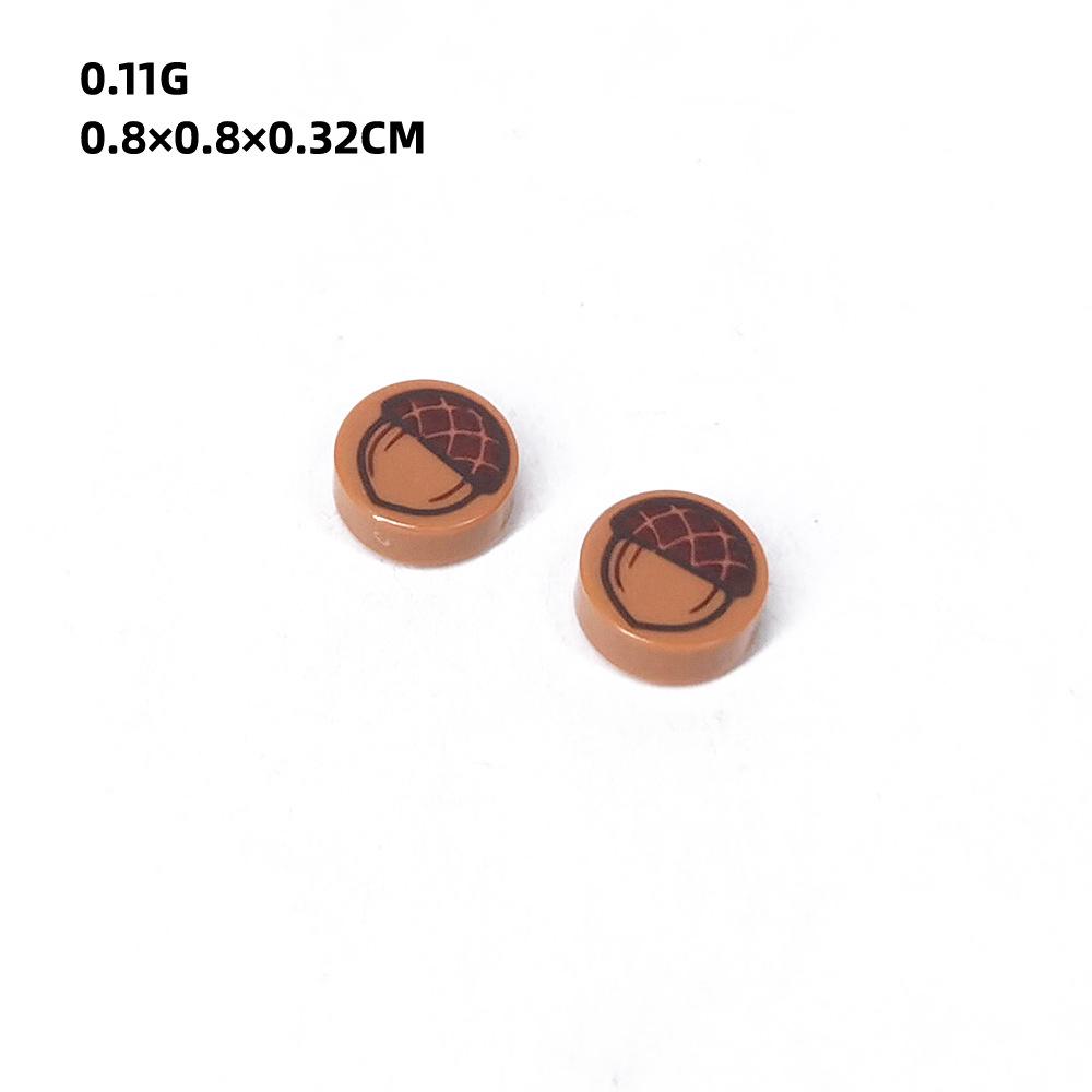 Детали для DIY с принтом животных: Коза, Чайка, Пингвин, Рыба, Овца - Совместимы с MOC Игрушками-конструкторами