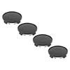 4PCS Wheel Center Caps Rain Proof Exquisite Car Rim Center Hub Cover Cap Decoration for Automobile Modification