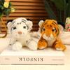 Simulation Baby Get Down Tiger Plush Toy Stuffed Soft Wild Animal Forest Tiger Pillow Dolls for Kids Boys Birthday Gift Valentin