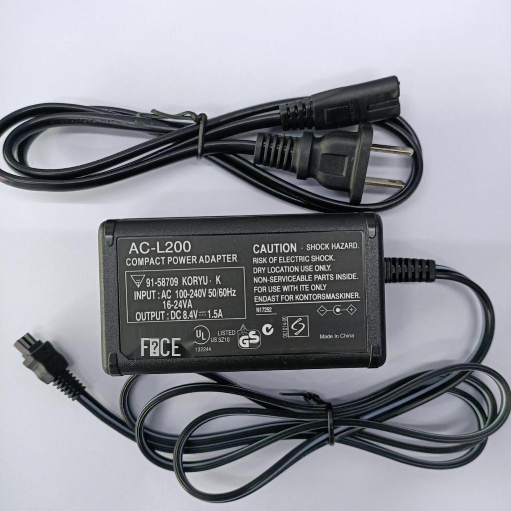 Зарядное устройство Sony DCR-SX40/SX41 8,4 В 1,5 А Адаптер AC-L200