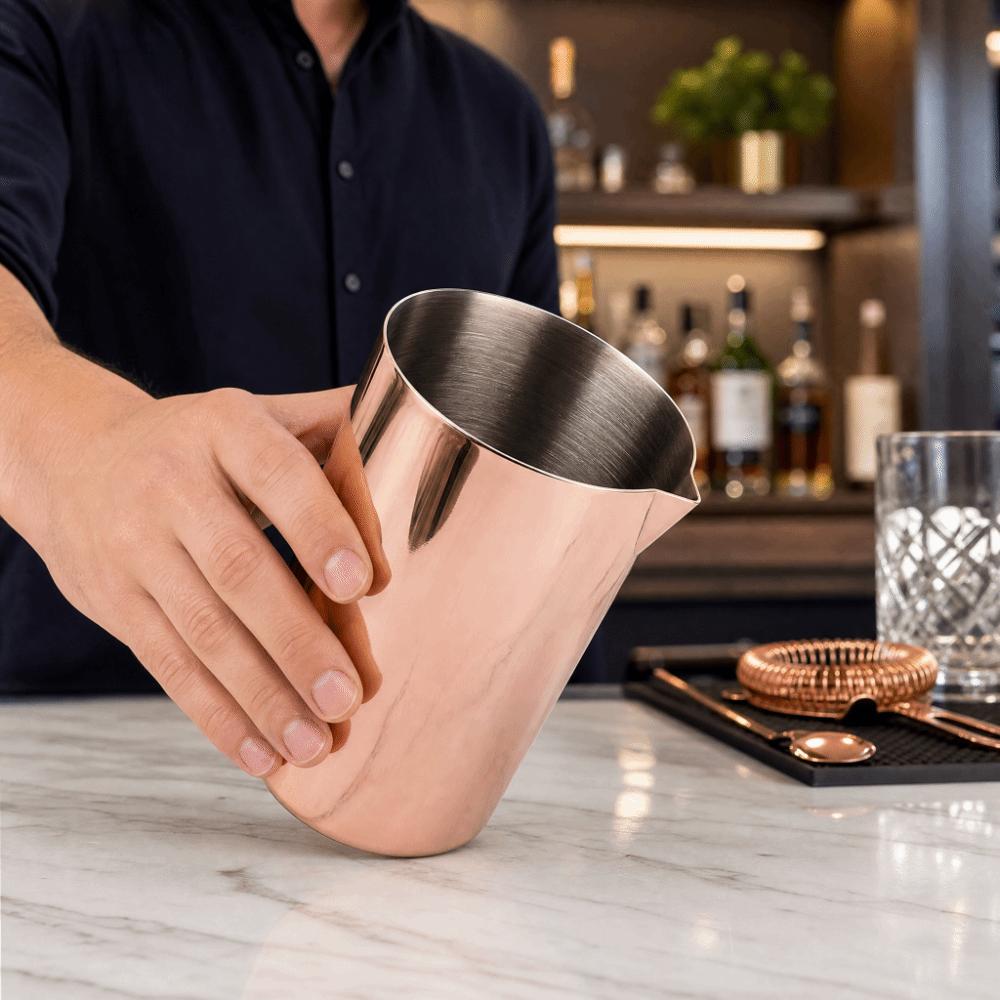 500ML Cocktail Mug Insulation Mixing Glass Professional Wine Stirring Cup Bartender