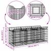 Gabion Raised Bed Silver