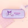 Sanrio Kuromi Student School Supplies Pencil Case Double-sided Storage Mesh Pocket, Purple