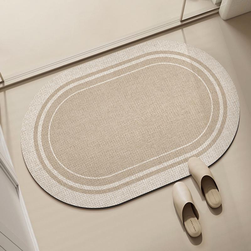 Быстросохнущий Нескользящий Диатомовый Земляной Коврик для Ванной Комнаты