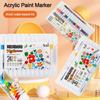 Art Markers Acrylic Marker Waterproof Ceramic Paint Marker Pens Creative Graffiti Watercolor Pen