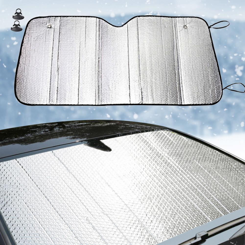 Солнцезащитные шторы для окон автомобиля, складной чехол от снега для автомобиля, зимний солнцезащитный козырек для лобового стекла, водонепроницаемый, защита от ультрафиолета, авто