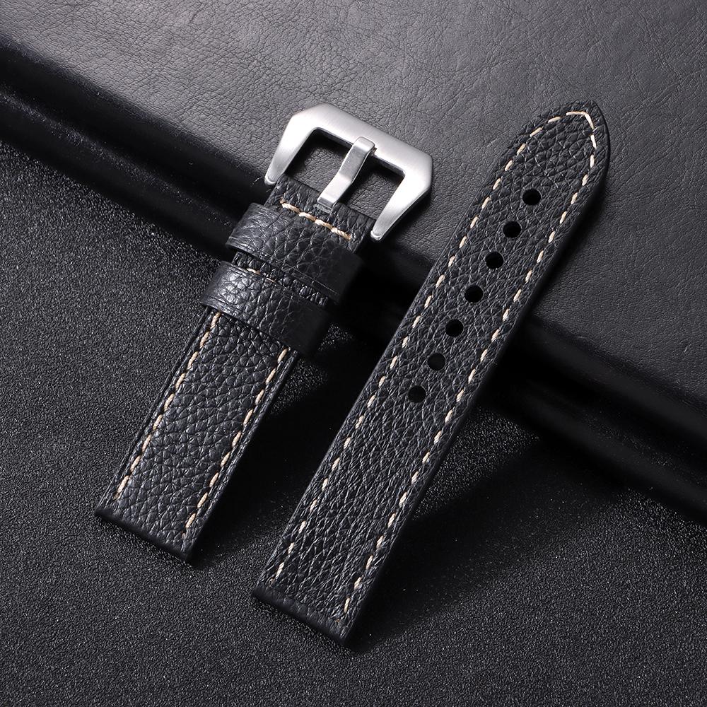 High Quality Genuine Leather Watch Band for Panerai Cowhide Oil Wax Strap Men Sport Bracelet Watchband 20mm 22mm 24mm Band Belt