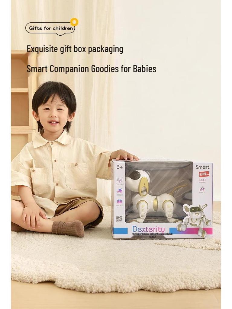 Smart Remote Control Robot Pet: Educational Toy for Kids - Dog & Cat Model, Perfect Year of the Horse Gift