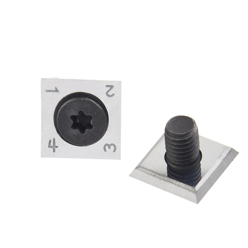 Электроинструменты Твердосплавные вставки Прямолицевые с винтами