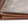 LOUIS VUITTON Pochette Porto Monnet Credit Purse M61725 Brown Monogram canvas Women Used