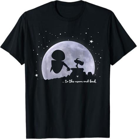 Walle Eve To The Moon And Back Tshirt Size S 4xl Gift For Friends