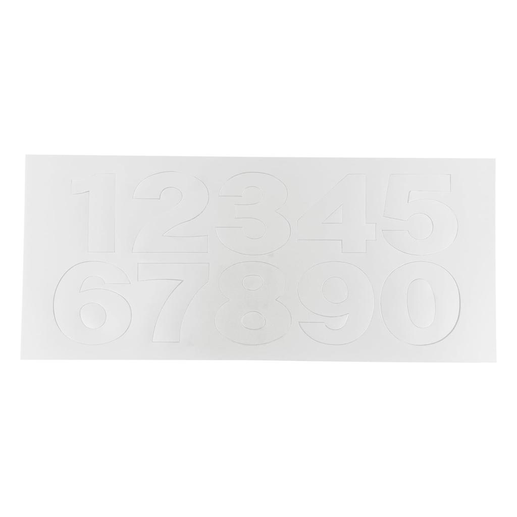 Магнитный лист с цифрами Daidohant, белый (0123456789) Белый/Номер/Магнит (дайдохант) 10195748