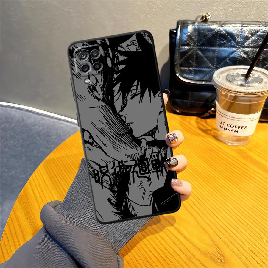 Мягкий задний чехол-бампер для Samsung Galaxy A10 A20 Note 20 Ultra 9 10 A05 A03 A01 A02 A04 A06 A30 A40 A50 A70 Аниме J-ujutsu