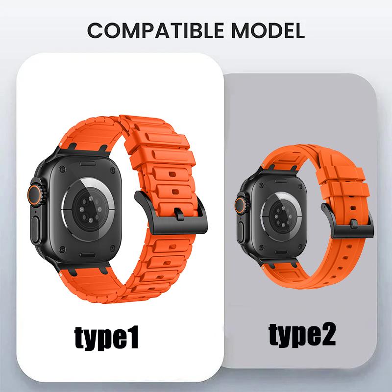 Silicone strap for Apple Watch Band Ultra 3 2 1 49mm 46mm 44mm 40mm 45mm 41mm 38mm 42mm for iwatch 11 10 9 8 7 6 5 4 3 2 1 SE3