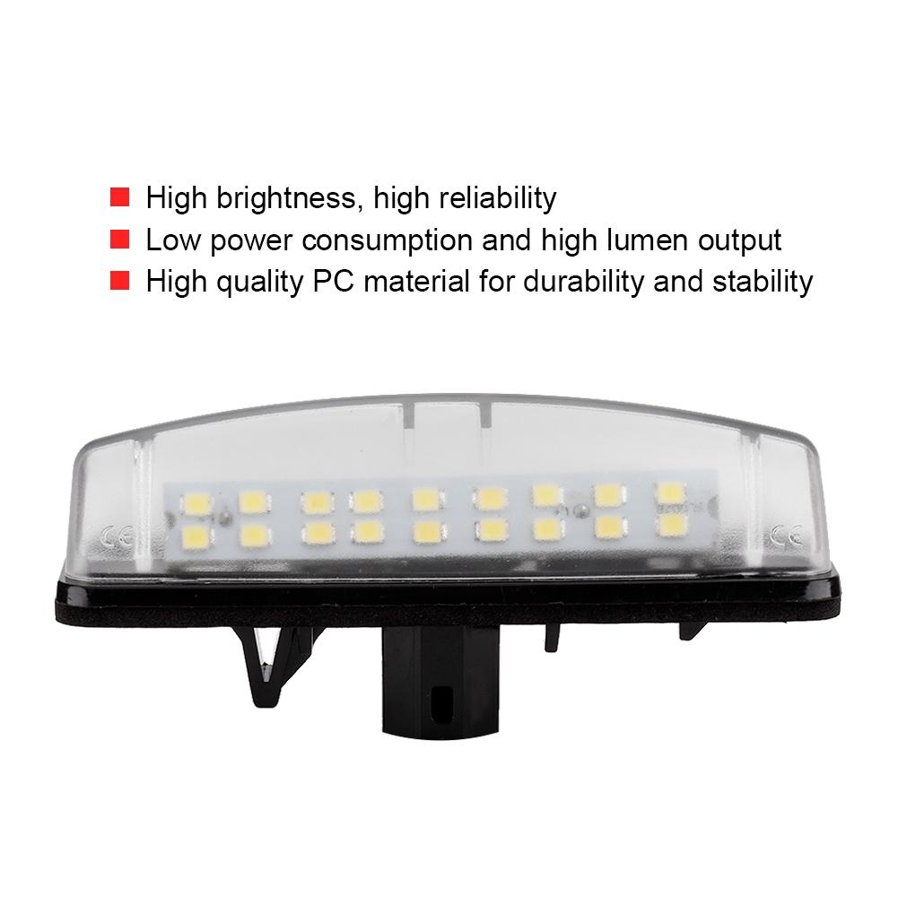 2 pcs Car LED License Plate Light 12V SMD Number Plate Lamp Fit For     Ls430