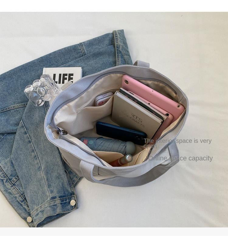 Холщовая сумка Женская сумка через плечо Большая сумка