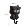 Cute Plastic Cartoon Cat Hooks Wall Hanging Decorative Key Hangers Waterproof Sunglasses Cat Hooks Kitchen
