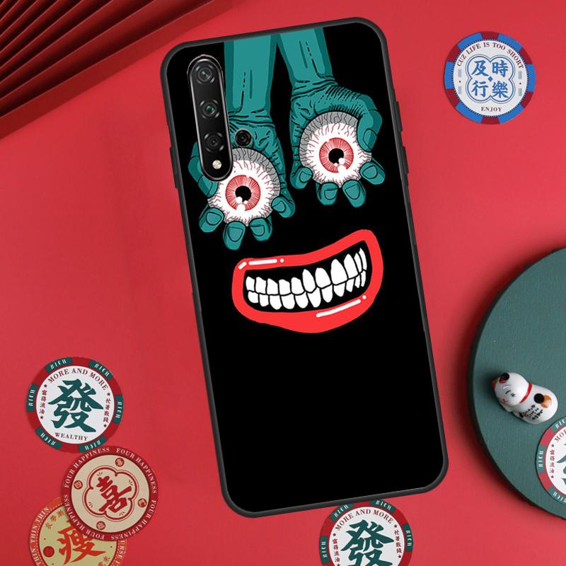 Чехол 'Глаз Монстра Рука' для Huawei Nova Y73 Y72 Y90 Y70 Y60 Y91 Y61 12s 12i 11i 8i 9 10 SE P40 Lite P60 P30 Pro