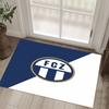 FC Zürich Design Crystal Velvet Carpet Cozy Non?Slip Printed Rug For Bedroom Living Room Entrance