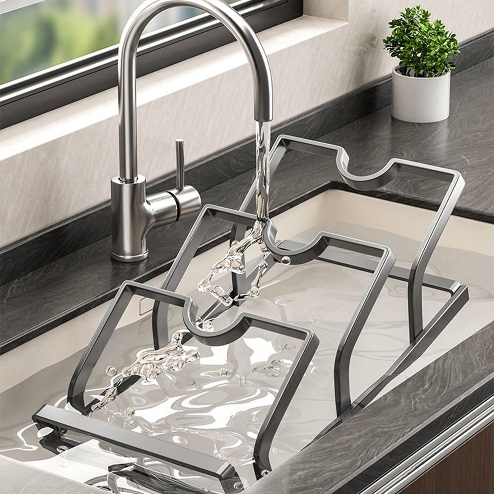 Настенная присоска для крышки кастрюли полка для хранения посуды из нержавеющей стали держатель для крышек кастрюль кухня