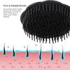 Professional Hair Shampoo Brush Hairdressing Portable Handle Design Hair Massager Scalp