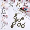 Water Chic Geometric Drop Necklace Set With Alloy Pendant And Chain Spring For