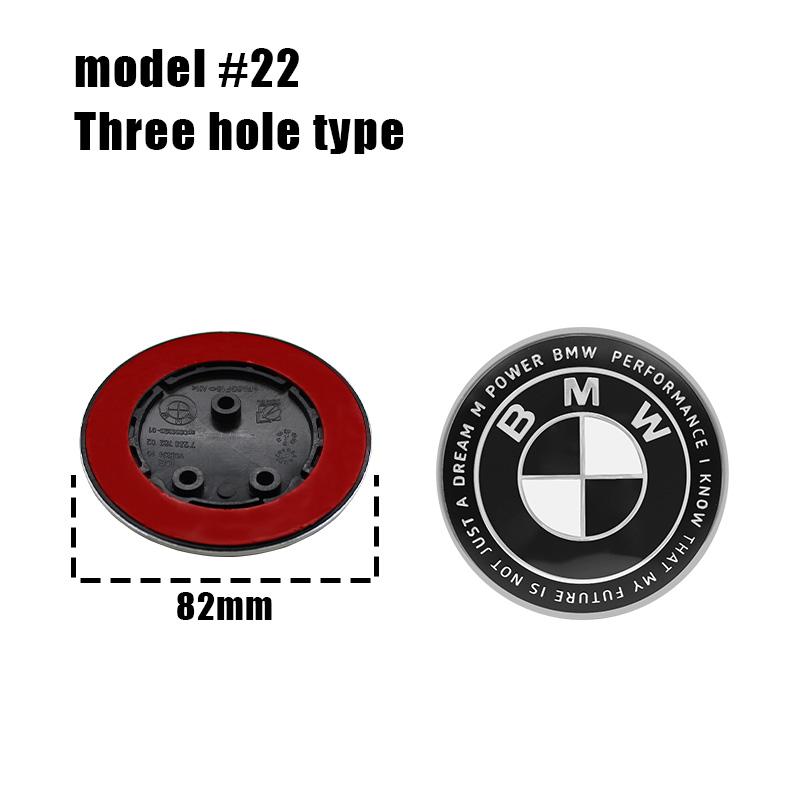 82/74MM Front Hood Emblem Trunk Rear Badge Logo For BMW E46 E90 F30 F10 F20 G20 E87 E60 E63 F01 F02 G14 E83 X5 Car Accessories
