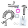 Handheld Bidet Toilet Sprayer Set 304 Stainless Steel Handheld Bidet Sprayer Kit Bathroom