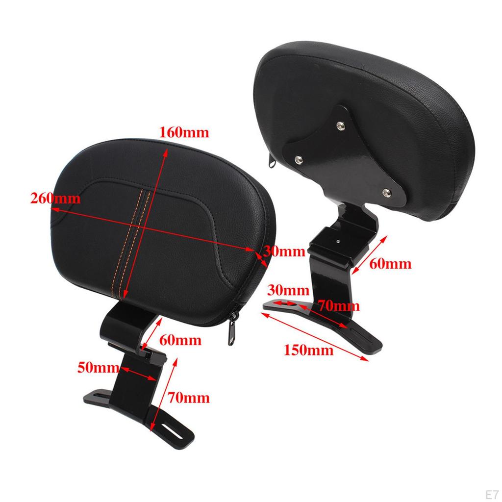 Driver Riders Backrest Mounting Motorcycle for Touring Cvo Quick Release High Performance