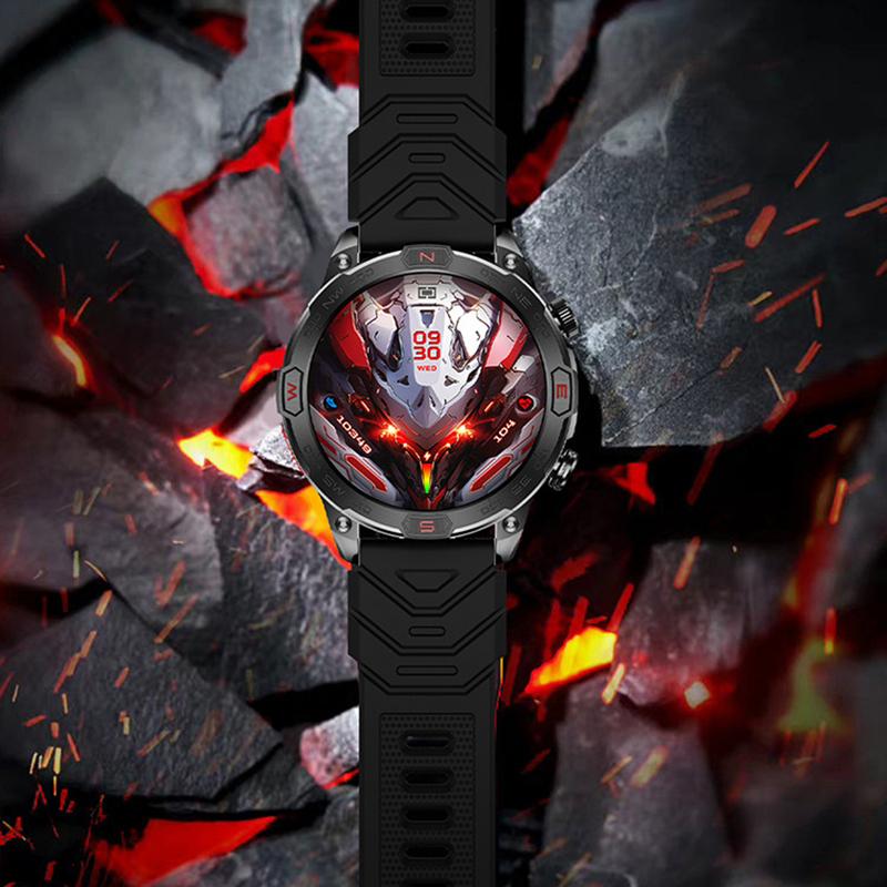 SCIONE Умные часы с пульсометром Bluetooth, голосовым помощником, компасом, фонариком, шагомером, спортивными часами на открытом воздухе