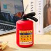 400ml Ceramic Mug Fire Extinguisher Shape Personality Water Bottle Home Office Coffee Mug with Lid Straw Fireman Perfect Gift